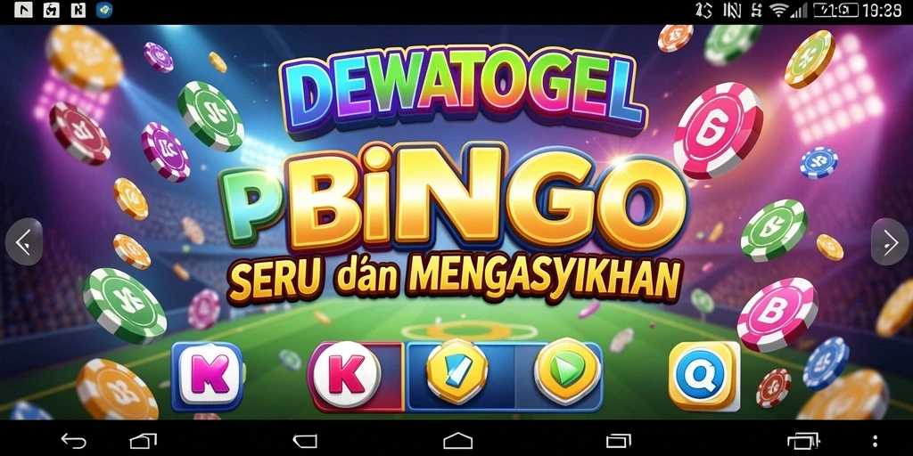 Tampilan gameplay seru di DEWATOGEL dengan Bingo yang menarik.