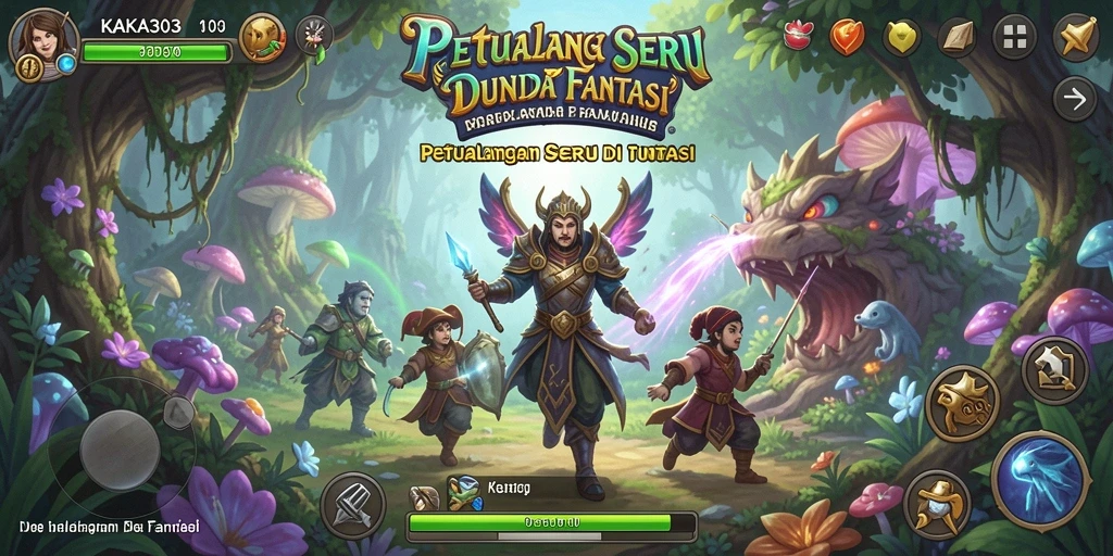 Tampilan gameplay KAKA303 yang memukau di dunia petualangan.