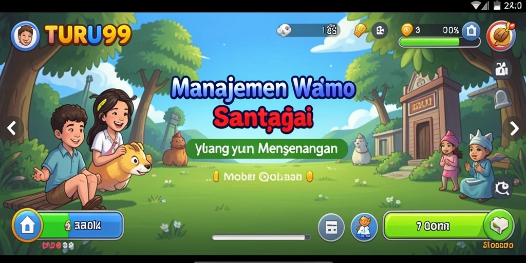 Screenshot TURU99 menampilkan gameplay yang sederhana dan menyenangkan.