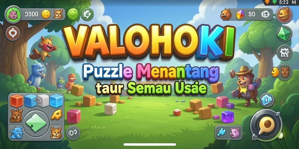 Gameplay menarik dari VALOHOKI yang penuh tantangan puzzle.